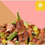 宠物零食厂家-有机鸡条包秋葵美味宠物零食高蛋白