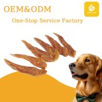 宠物零食厂家-热销有机鸡小胸肉干定制脱水宠物零食