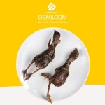宠物零食厂家-OEM高品质冻干鹌鹑零食可定制有机肉毛鳃