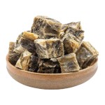 宠物咬胶厂家-可定制OEM ODM宠物食品洁口方形鳕鱼皮宠物咬胶