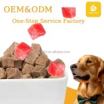 宠物零食厂家-工厂直批有机冻干鸭立方训练零食