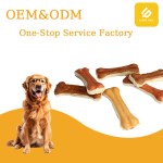 宠物零食厂家-高品质有机鸡牛肉生皮压制骨风干宠物零食