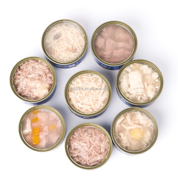 狗粮厂家-多种口味鸡金枪鱼湿粮OEM/ODM工厂主食狗猫粮