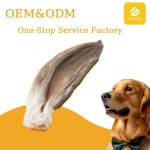 狗零食厂家-定制天然狗零食可夹兔耳狗咬胶鸡肉味