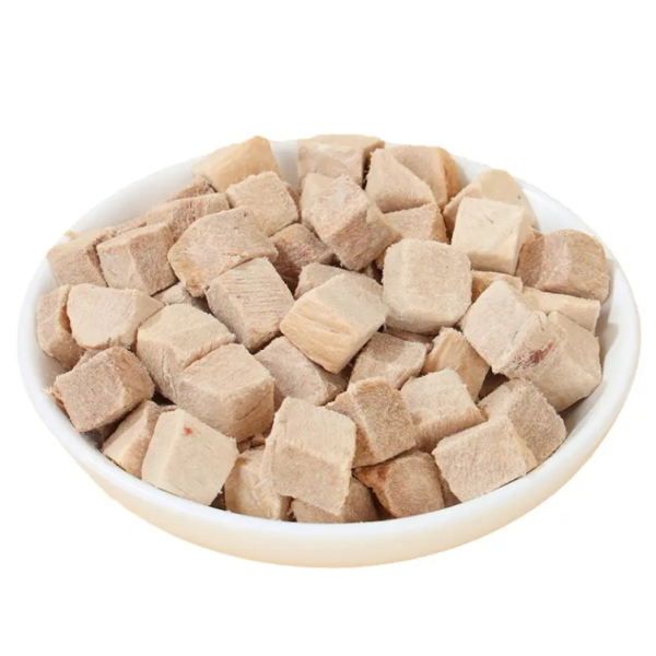 宠物零食厂家-工厂直批有机冻干鸭立方训练零食