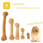 狗咬胶厂家-ODM OEM工厂生皮卷牛皮狗咬胶有机牛肉鸡肉味