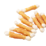 宠物零食厂家-OEM有机风干肉零食宠物用新款鸡包钙骨