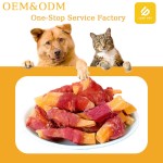 宠物零食厂家-高品质有机鸭包土豆宠物零食可定制营养