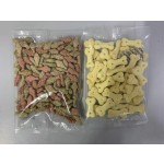 狗饼干厂家-饼干宠物零食彩色骨形饼干狗零食定制包装