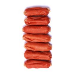 狗零食厂家-批发鸡三明治扭结狗零食宠物零食定制包装