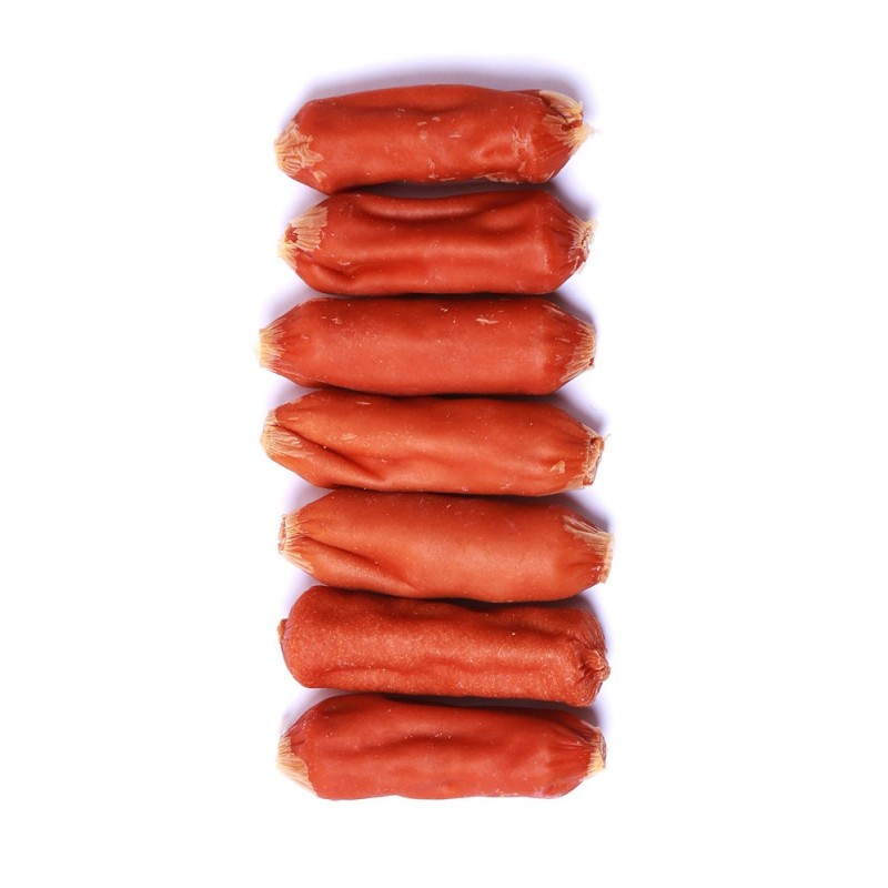 狗零食厂家-批发鸡三明治扭结狗零食宠物零食定制包装