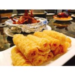 Wholesale  Haccp ISO  Cantonese Style Instant Food Golden Fried Dry Bean Curd Sheet Roll for China Food Hot Pot Restaurant
