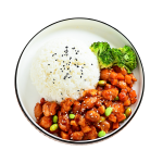 Fast Food Seasoning Bag Fried Chicken With Potatoes and Peppers Instant Frozen Food