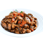 230g Haozhufu Frozen Ready to Eat Food Black Pepper Chicken Nuggets Fast Meal for Commercial Use