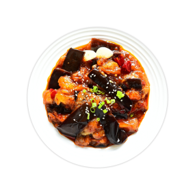 Free Samples Eggplant With Garlic Sauce Instant Heating New Food and Beverage "outlet" Shandong Halloween Gift Party Cuisine