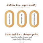 2024 New Products on China Market Frozen Appetizer Edible Chinese Food Sweet Sour Chicken Fast Food Meal Prepackaged Dishes