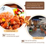 2024 New Products on China Market Frozen Appetizer Edible Chinese Food Sweet Sour Chicken Fast Food Meal Prepackaged Dishes