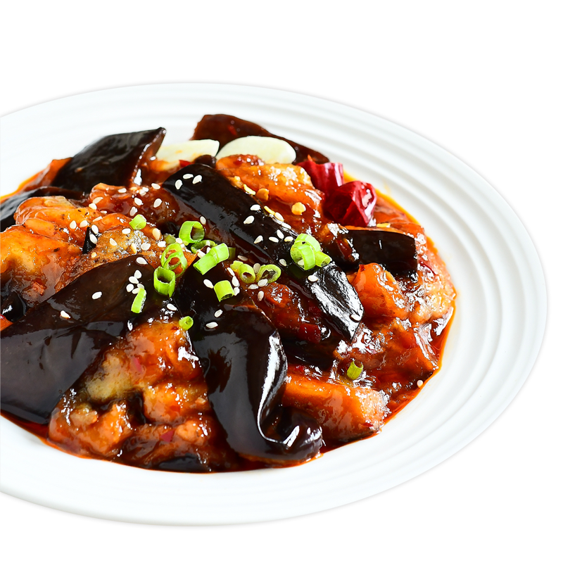 Wholesale Popular 2024 Factory Free Samples Eggplant With Garlic Sauce Instant Heating Original Flavor Suitable for Chain Store