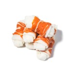 生皮狗咀嚼厂家-定制三文鱼味代工