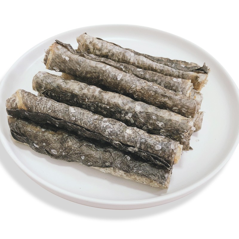 鱼皮狗零食厂家-定制标签洁齿