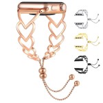 心形手链表带厂家-金属表带Apple Watch Ultra 8-4 49-40mm女款