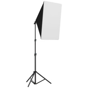 Studio Softbox Factory - 2.1m Tripod Mount with 200W White LED Bulb Photographic Lighting