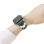 彩色表带厂家-三色拼接表带20mm Iwtch8用