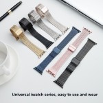 金属表带厂家-不锈钢双扣表带Apple Watch Asanu款