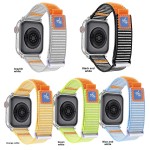 夜光表带厂家-荧光尼龙魔术贴表带iWatch1-10 S9