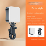 充电LED灯厂家-定制logo迷你3亮度环形灯自拍