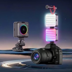 Mini Selfie Light Factory - 1/4 Screw Hole Fill Light Adjustable Brightness for Photography