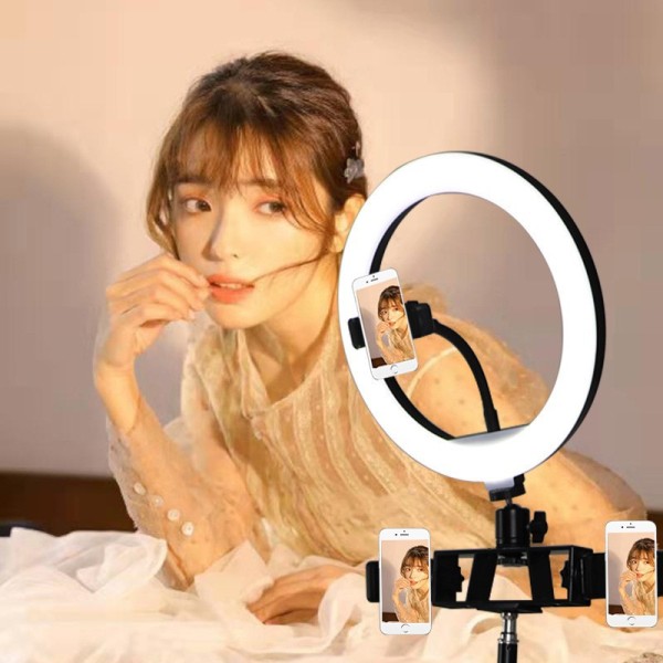 直播灯厂家-桌面圆形灯6-22英寸美容手机补光灯