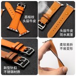 皮革表带厂家-商务针扣皮革表带Apple Watch 23456 SE