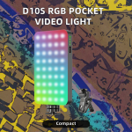 口袋RGB灯厂家-多功能小口袋RGB LED视频补光灯手机