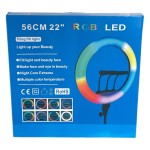 LED环形灯厂家-小尺寸护眼RGB环形视频灯直播会议用