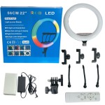 LED环形灯厂家-小尺寸护眼RGB环形视频灯直播会议用