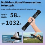 手机支架厂家-金属可调360度旋转直播视频手机架