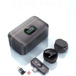 无线麦克风厂家-Q8 2麦磁扣领夹麦带数字显示盒