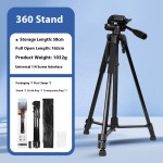 手机支架厂家-金属可调360度旋转直播视频手机架