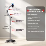 铝制三脚架厂家-便携可调高度三脚架塑料脚TikTok