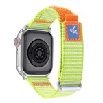 夜光表带厂家-荧光尼龙魔术贴表带iWatch1-10 S9