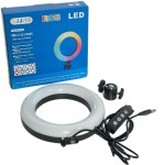 LED环形灯厂家-6英寸RGB环形补光LED自拍环形灯化妆直播用