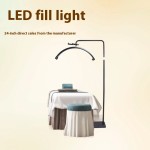 影室灯厂家-双臂四臂LED补光长条环形灯