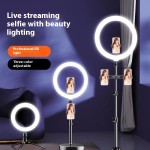 便携自拍灯厂家-圆形自拍架直播补光灯批发