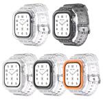 TPU表带厂家-冰川透明TPU一体表带46mm iWatchS10