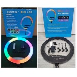 LED环形灯厂家-小尺寸护眼RGB环形视频灯直播会议用