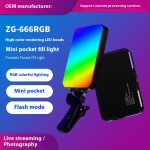 USB相机灯厂家-可充电USB相机夹LED环形自拍灯可调光5V