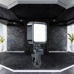 充电LED灯厂家-定制logo迷你3亮度环形灯自拍