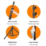 折叠三脚架厂家-1.6-2.1米补光灯架多功能相机工具