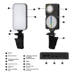 夹式补光灯厂家-手持迷你便携户外自拍口袋补光灯